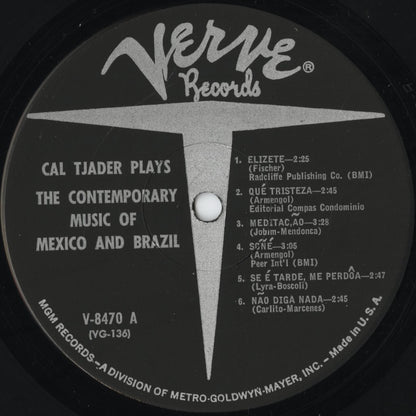 Cal Tjader – The Contemporary Music Of Mexico And Brazil (V-8470) LP 1962 US Verve | 中古LP