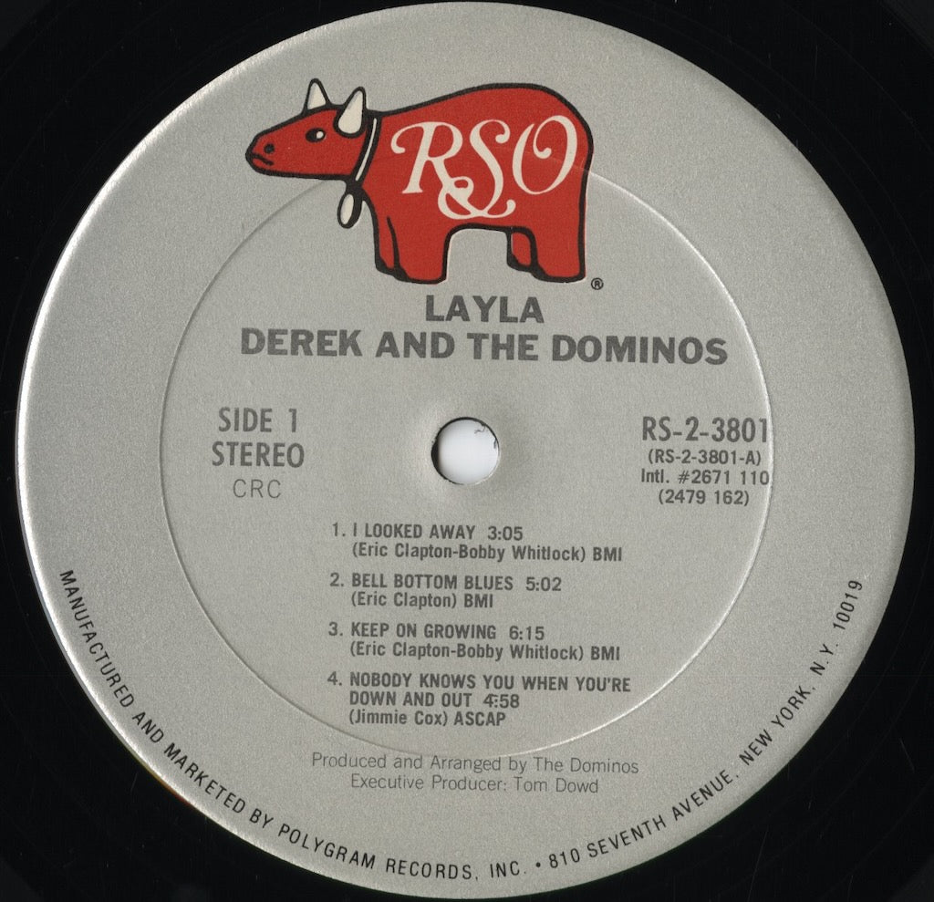 Derek & The Dominos - Layla And Other Assorted Love Songs (RS-2-3801) 1970's US RSO｜中古LP