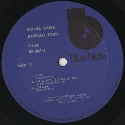 Donald Byrd / ドナルド・バード / Royal Flush (BST-84101)