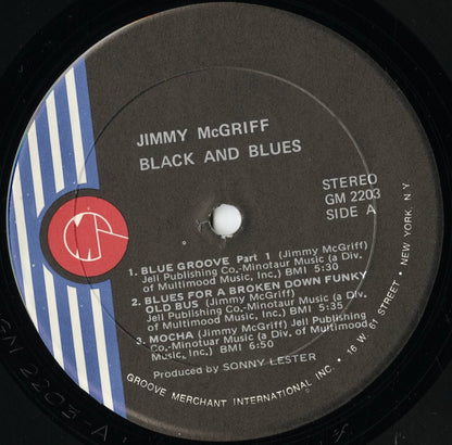 Jimmy McGriff - Black And Blues (GM 2203) LP 1972 US Groove Merchant｜中古LP