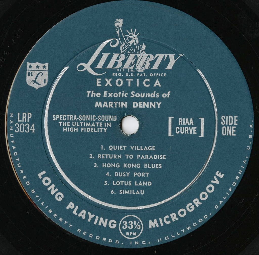 Martin Denny / マーチン・デニー / Exotica (LRP 3034) MONO