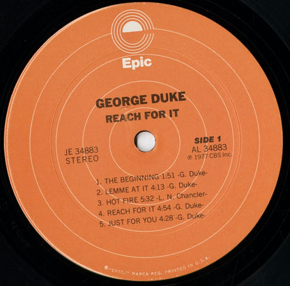 George Duke - Reach For It (JE34883) 1977 US Epic｜中古LP