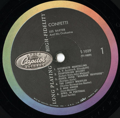 Les Baxter / レス・バクスター / Confetti (T-1029)