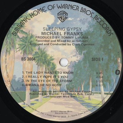 Michael Franks – Sleeping Gypsy (BS 3004) LP 1977 US Warner Bros. | 中古LP