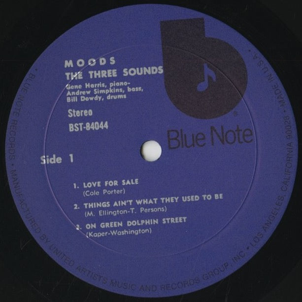RVG刻印入り】☆ブルー・ノート☆『MOODS』ザ・スリー・サウンズ