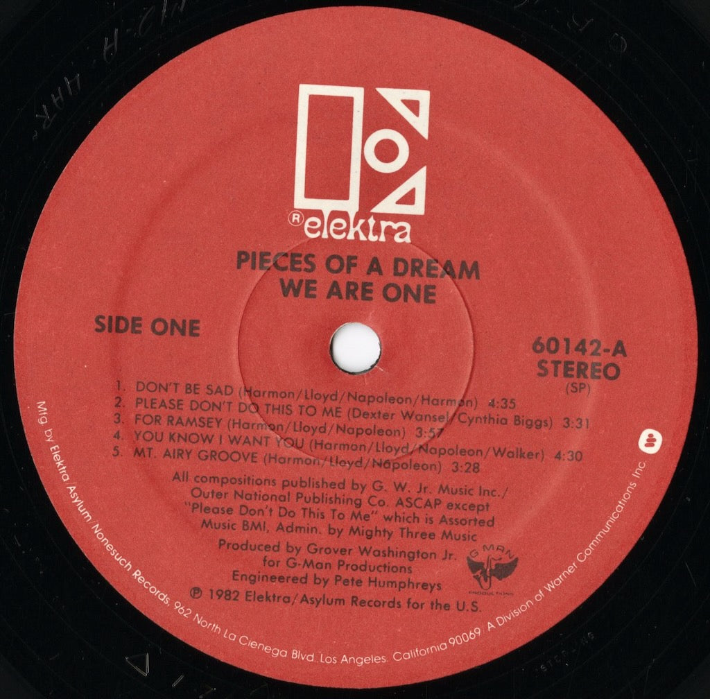 Pieces Of A Dream / ピーシズ・オブ・ア・ドリーム / We Are One (60142)