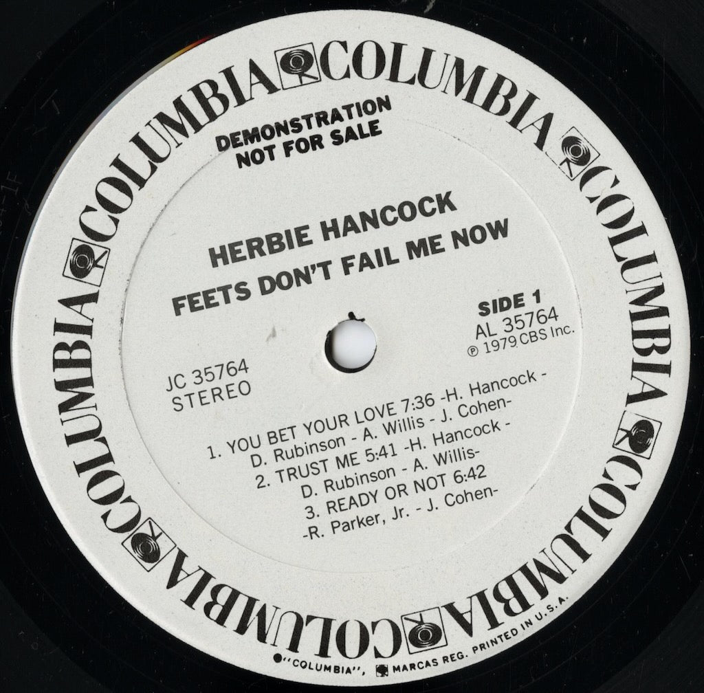 Herbie Hancock / ハービー・ハンコック / Feets Don't Fail Me Now (JC35764) US盤