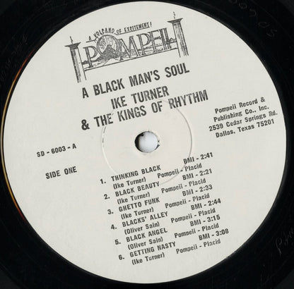 Ike Turner - A Black Man's Soul (SD 6003) LP 1969 US Pompeii｜中古LP