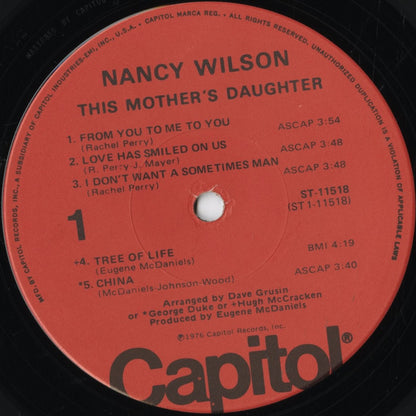 Nancy Wilson / ナンシー・ウィルソン / This Mother's Daughter (ST-11518)