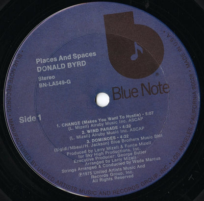 Donald Byrd - Places And Spaces (BN-LA-549G) LP 1975 US Blue Note｜中古LP