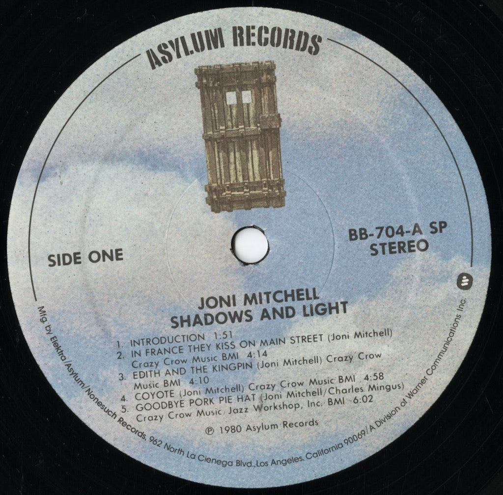 Joni Mitchell - Shadows and Light (BB-704) LP 1980 US Asylum｜中古LP