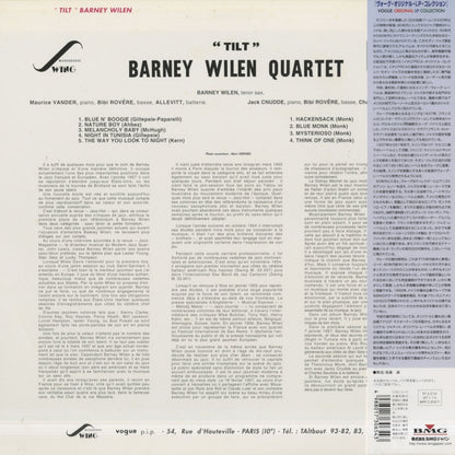 Barney Wilen / バルネ・ウィラン / Tilt (BVJJ-2937)