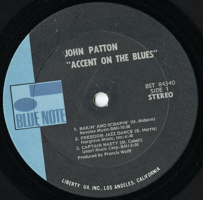 John Patton - Accent On The Blues (BST 84340) LP 1970 US Blue Note｜中古LP