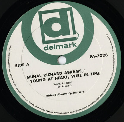 Muhal Richard Abrams - Young At Heart / Wise In Time (PA-7028) LP 1974 JPN Delmark｜中古LP