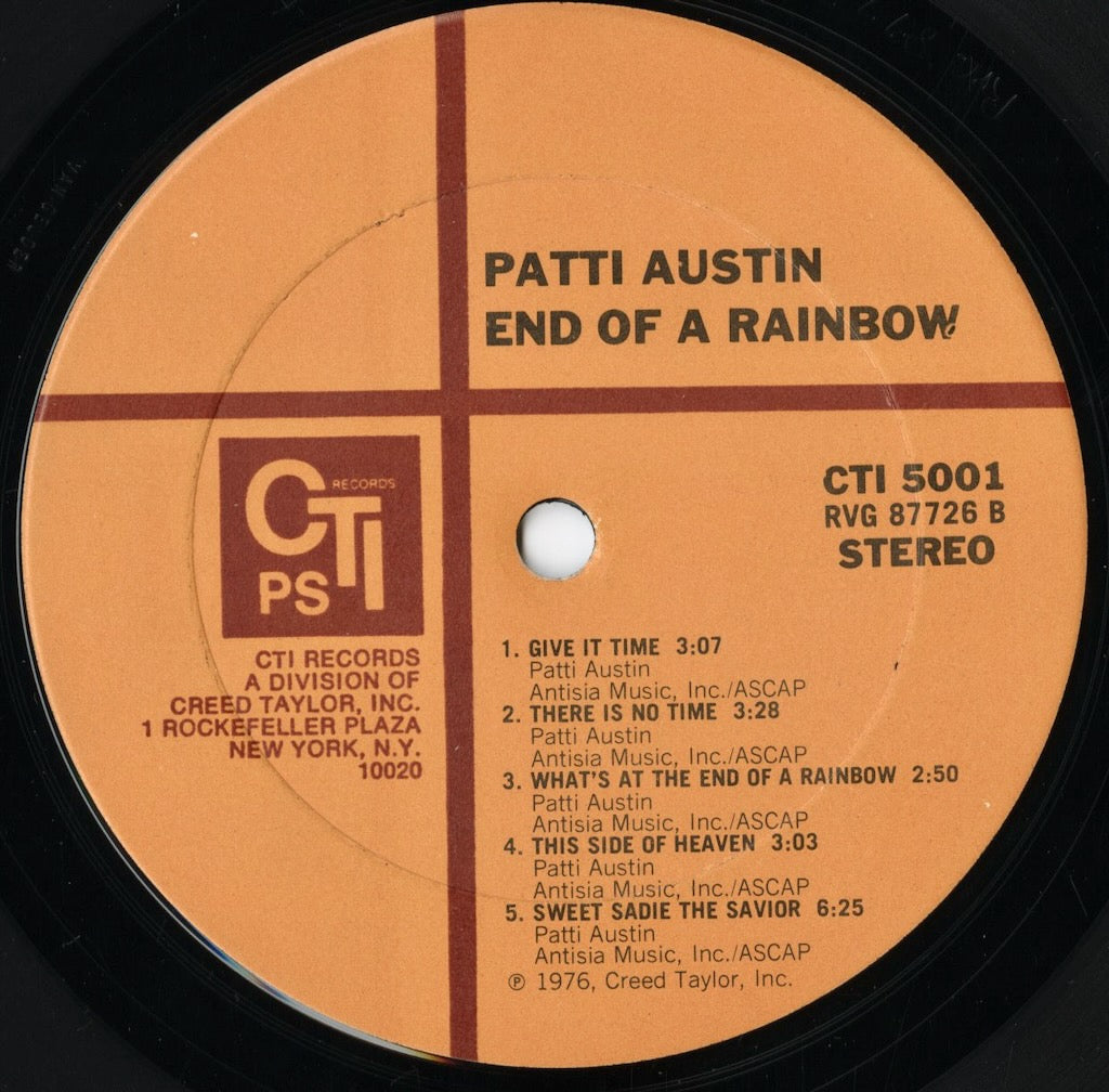 Patti Austin / パティ・オースチン / End Of A Rainbow (CTI 5001)