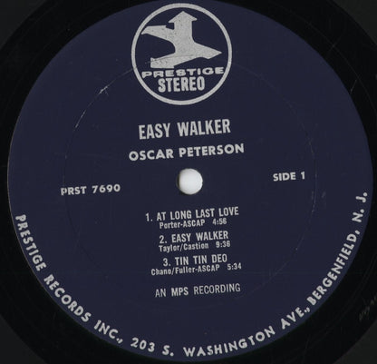 Oscar Peterson / Easy Walker (PRST 7690) 1969 US Prestige | 中古LP