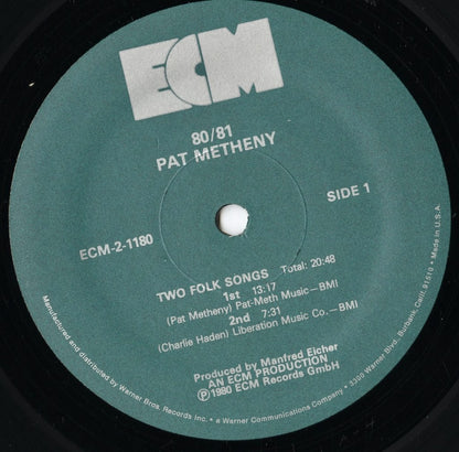 Pat Metheny / パット・メセニー / 80 / 81 (ECM-2-1180)