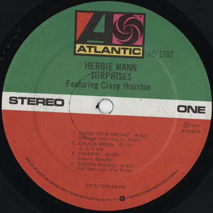 Herbie Mann - Surprises (SD 1682) 1976 US Atlantic｜中古LP