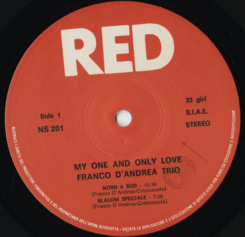 Franco D'Andrea - My One And Only Love (NS 201) 1983 ITA RED｜中古LP