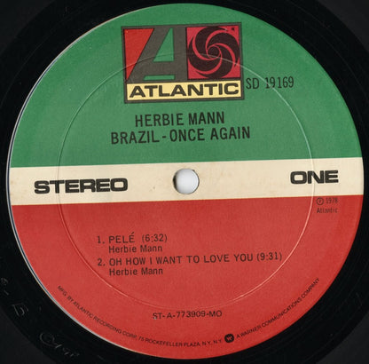 Herbie Mann - Brazil Once Again (SD 19169) LP 1978 US Atlantic｜中古LP