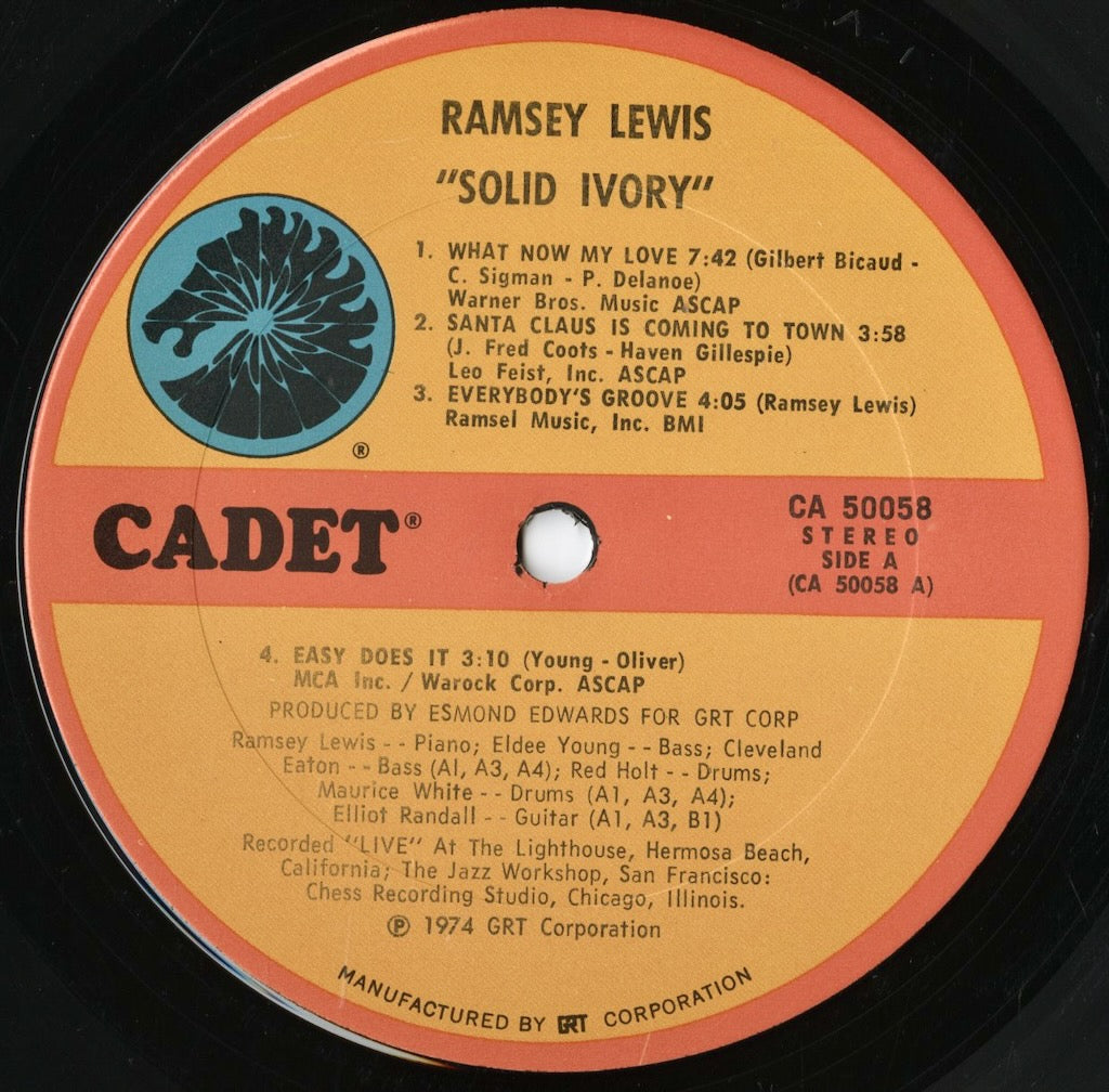 Ramsey Lewis / ラムゼイ・ルイス / Solid Ivory (CA 50058)