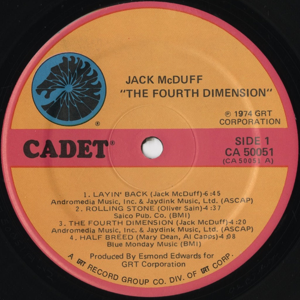 Jack McDuff – The Fourth Dimension (CA 50051) LP 1974 US Cadet | 中古LP