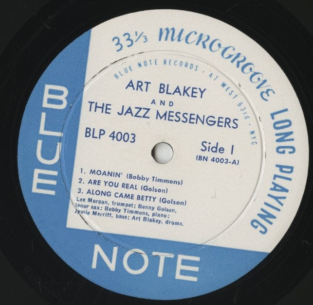 Art Blakey And The Jazz Messengers / アート・ブレイキー＆ジャズ・メッセンジャーズ (BLP 4003)