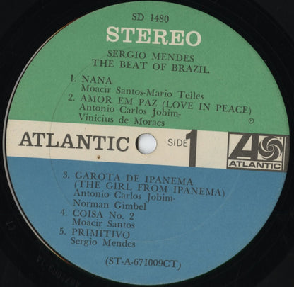 Sergio Mendes - The Beat Of Brazil (SD1480) 1967 US Atlantic｜中古LP