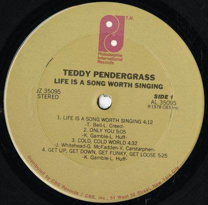 Teddy Pendergrass / テディ・ペンダーグラス / Life Is A Song Worth Singing (JZ 35095)