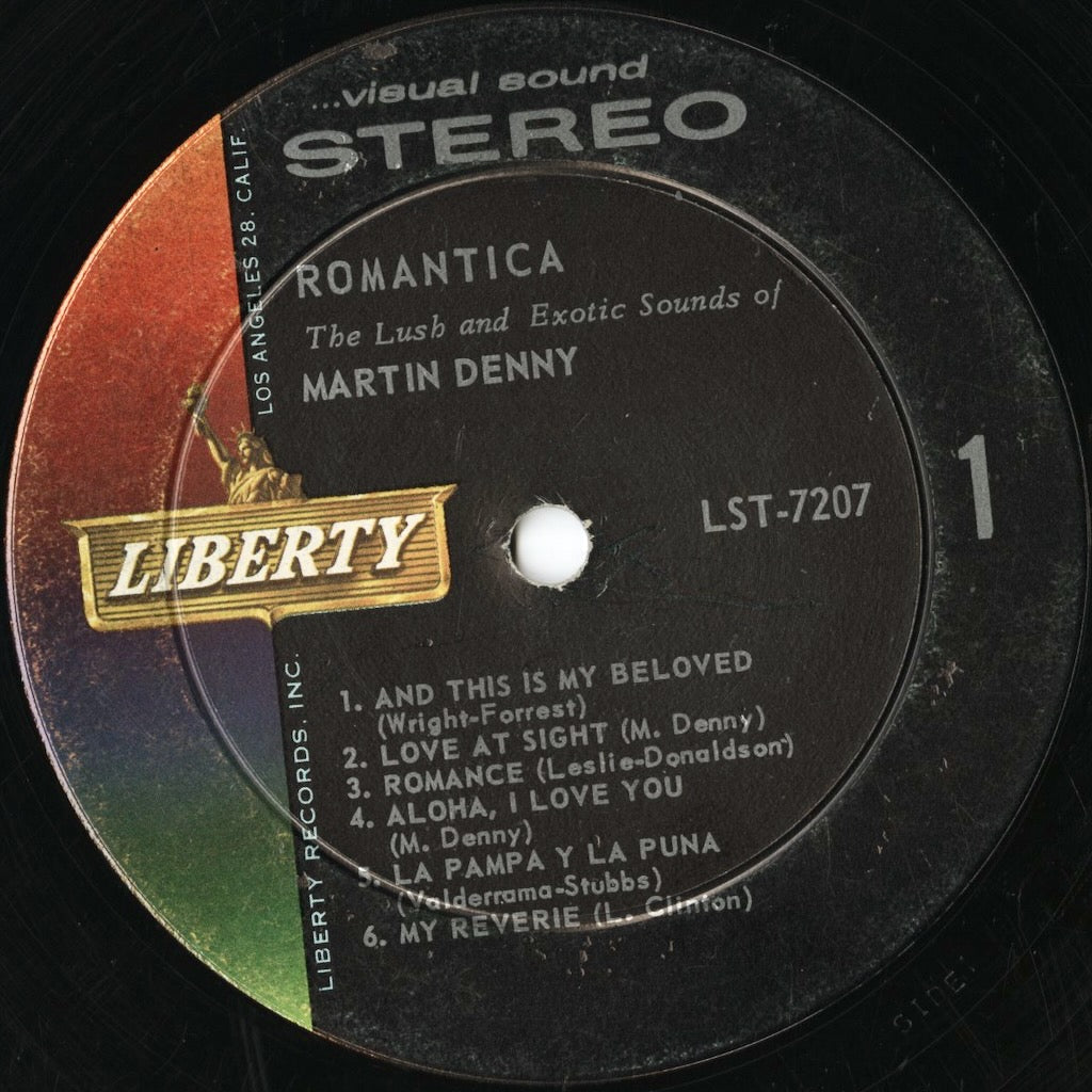Martin Denny - Romantica LP 1961 US Liberty エキゾチカ STEREO DG