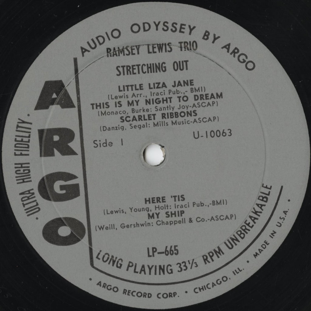 Ramsey Lewis – Stretching Out (LP 665) LP 1960 US Argo | 中古LP