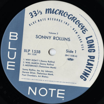 Sonny Rollins / ソニー・ロリンズ / Volume 2 (BN 1558)