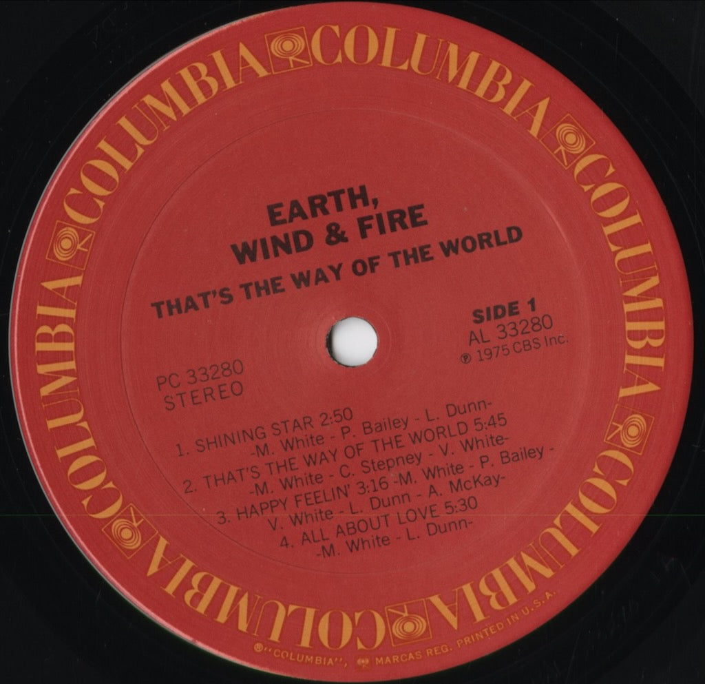 Earth Wind & Fire – That's The Way Of The World (PC 33280) 1975 US Columbia | 中古LP