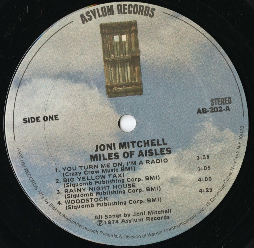 Joni Mitchell - Miles Of Aisles (AB 202) LP 1974 US Asylum｜中古LP