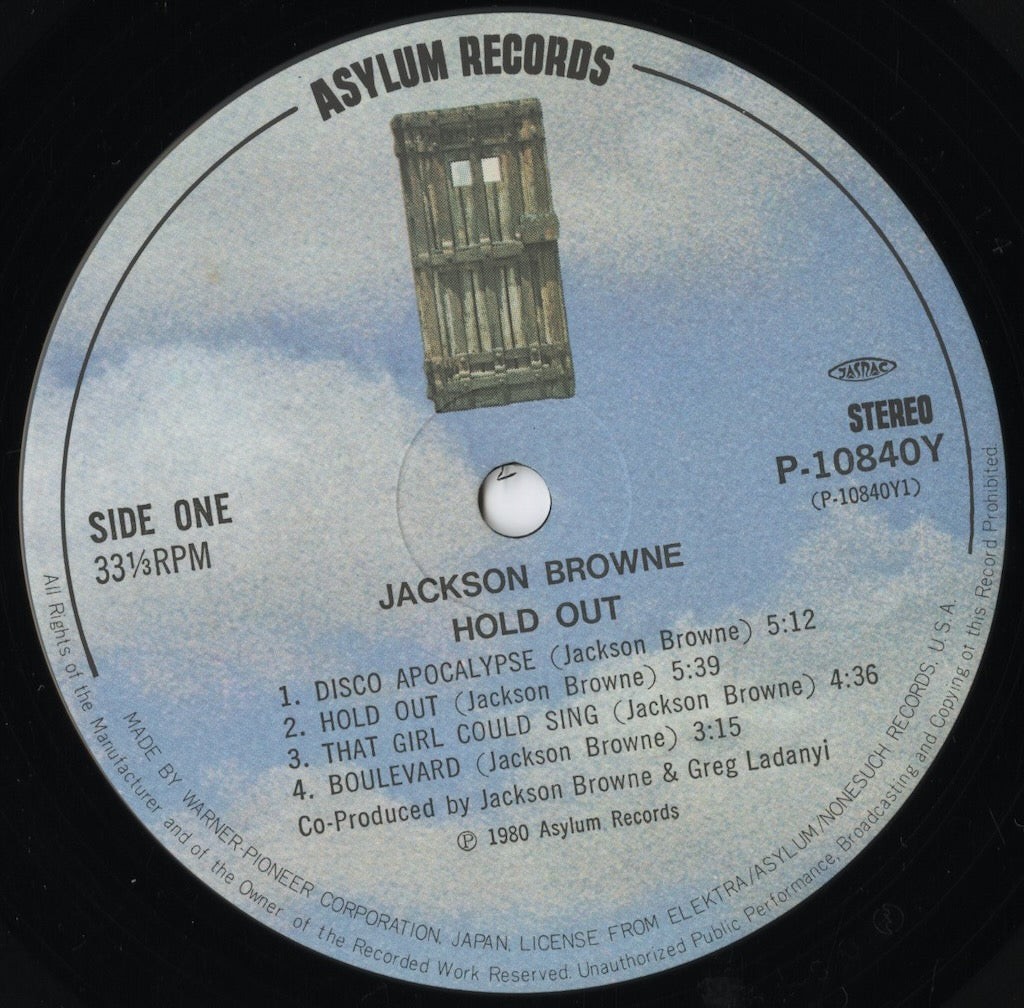 Jackson Browne / ジャクソン・ブラウン / Hold Out (P-10840Y)