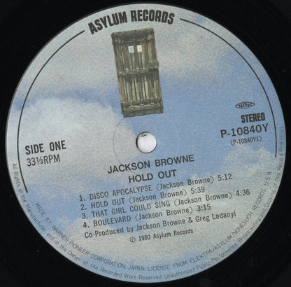 Jackson Browne / ジャクソン・ブラウン / Hold Out (P-10840Y)