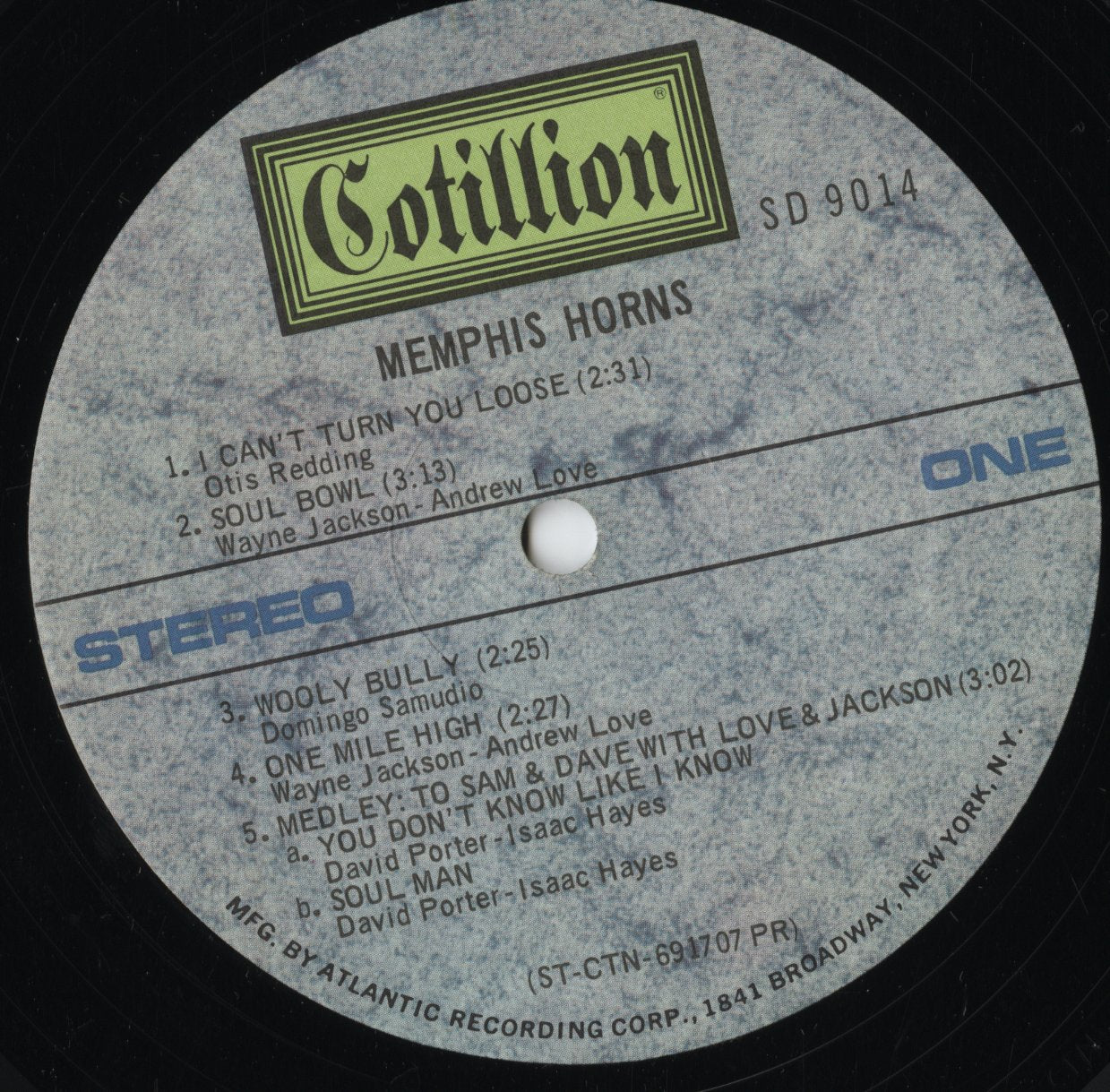 Memphis Horns / メンフィス・ホーンズ / Memphis Horns (SD 9014)