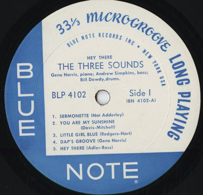 The Three Sounds - Hey There! (BLP 4102) 1962 US Blue Note｜中古LP