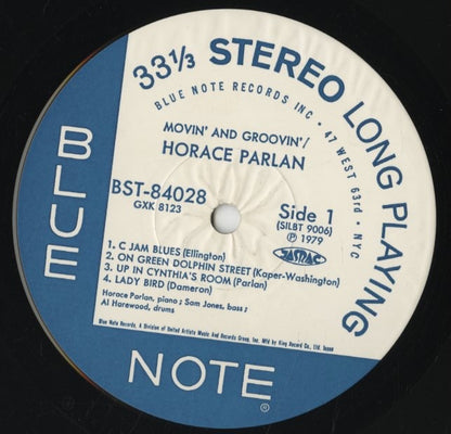 Horace Parlan / ホレス・パーラン / Movin' & Groovin' (GXK8123)