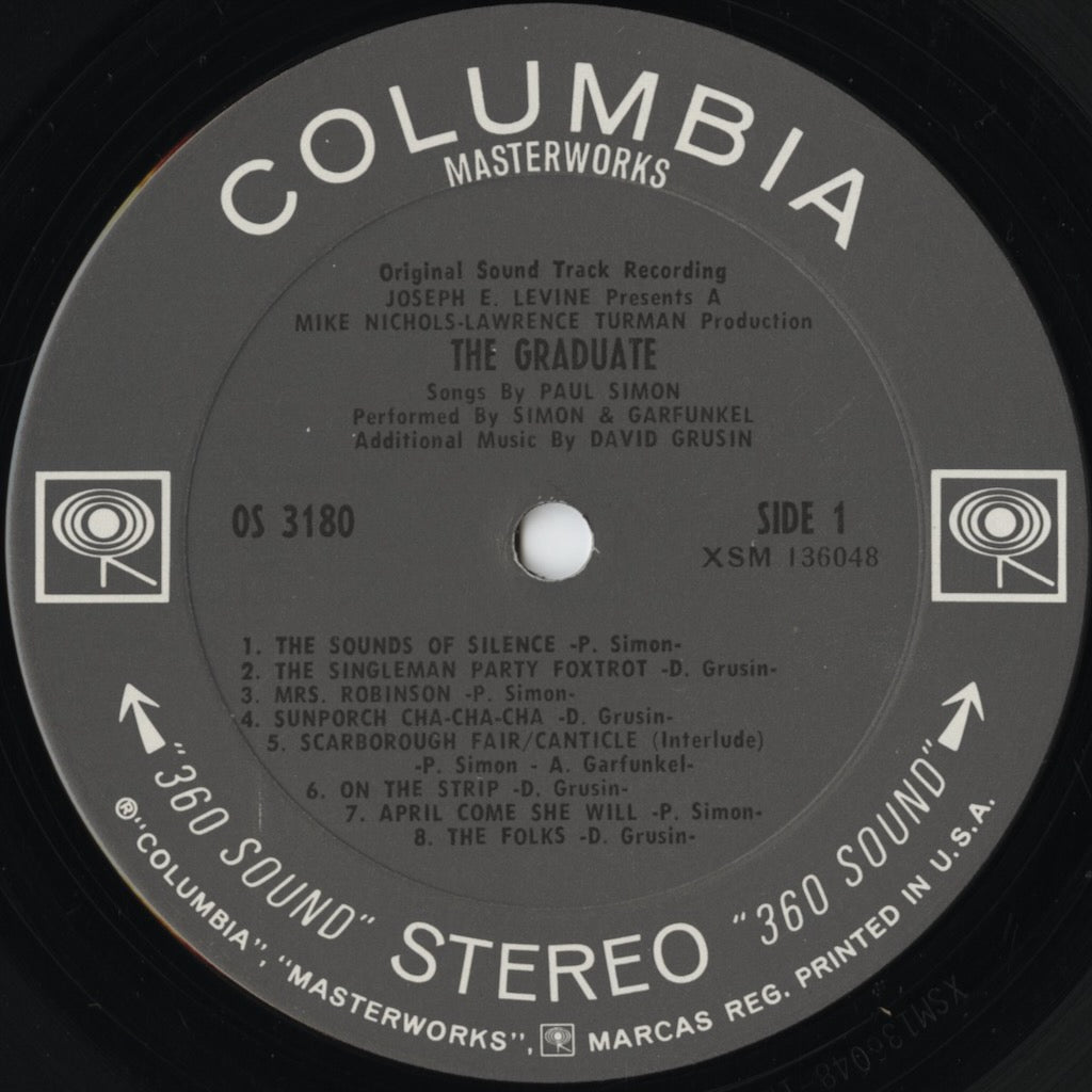Simon and Garfunkel / The Graduate (OS 3180) LP 1968 US Columbia｜中古LP