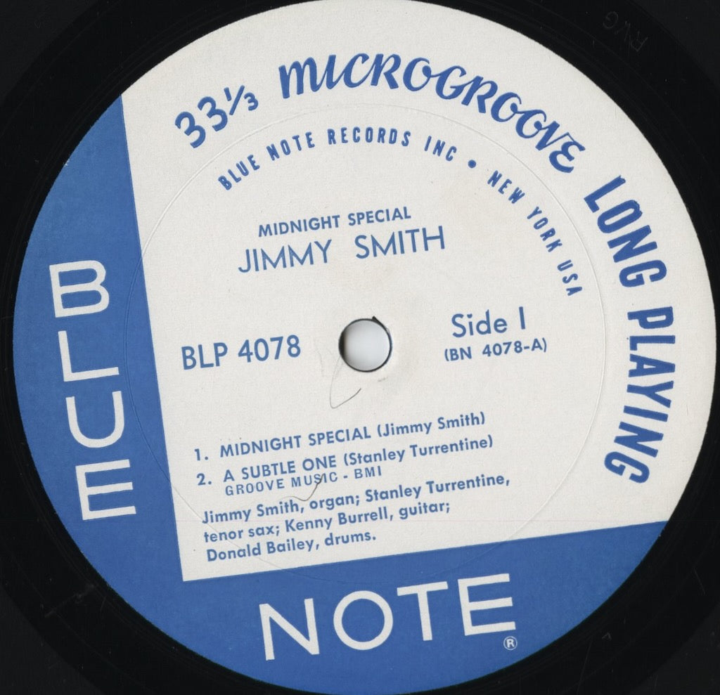 Jimmy Smith - Midnight Special (BLP-4078) 1961 US Blue Note｜中古LP
