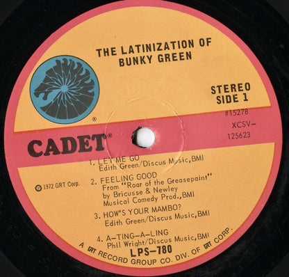 Bunky Green - The Latinization Of Bunky Green (LPS-780) LP 1972 US Cadet｜中古LP