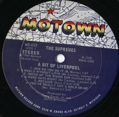 The Supremes - A Bit Of Liverpool (MS-623) 1964 US Motown｜中古LP