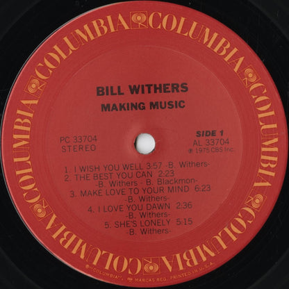 Bill Withers / ビル・ウィザース / Making Music (PC 33704)