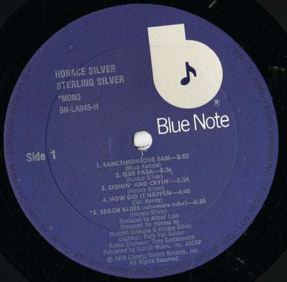 Horace Silver / ホレス・シルヴァー / Sterling Silver (BN-LA945-H)