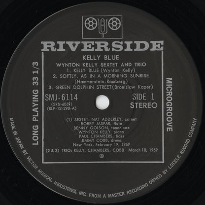 Wynton Kelly - Kelly Blue (SMJ-6114) 1975 JPN Riverside / Victor｜中古LP