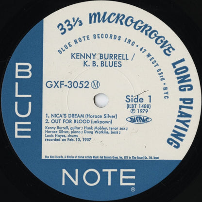 Kenny Burrell / ケニー・バレル / K.B. Blues (GXF-3052(M))