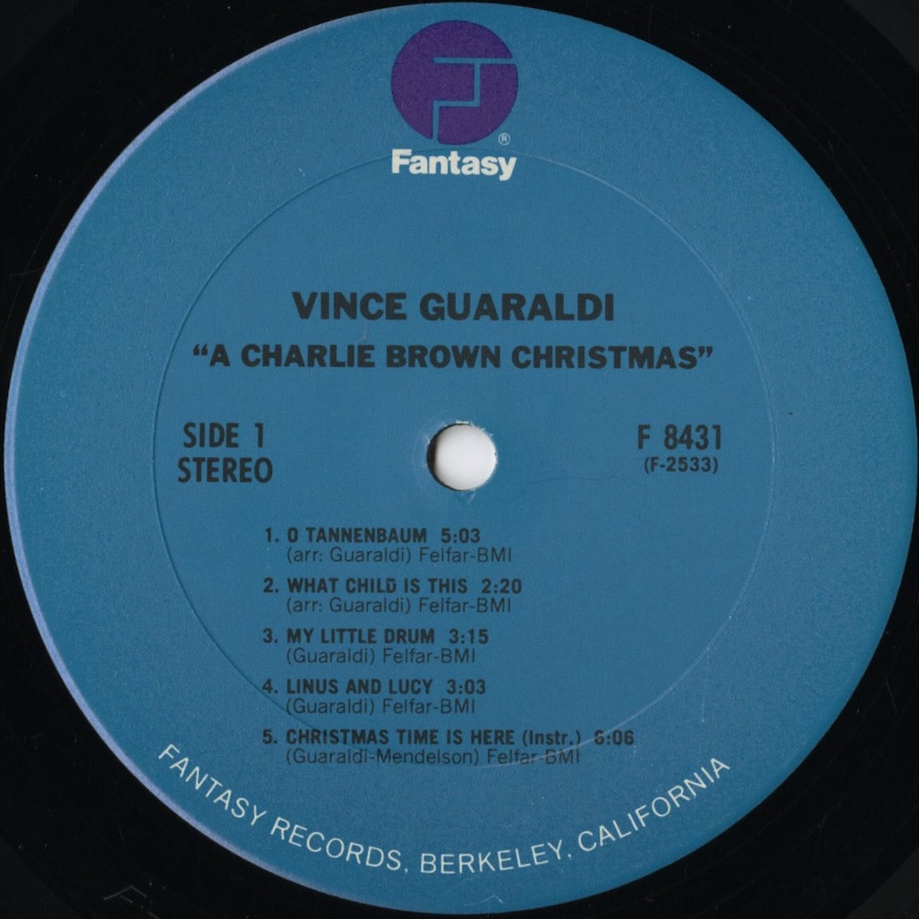 Vince Guaraldi / ヴィンス・ガラルディ / A Charlie Brown Christmas (F 8431)