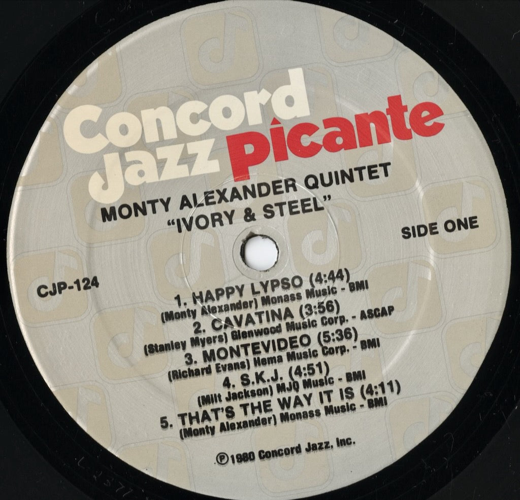 Monty Alexander / モンティ・アレキサンダー / Ivory & Steel (CJP-124)