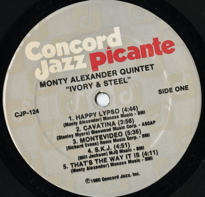 Monty Alexander / モンティ・アレキサンダー / Ivory & Steel (CJP-124)
